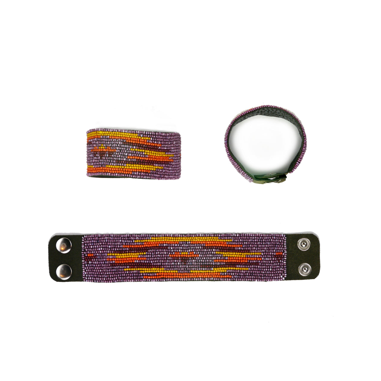 Mahandi - Leather Beaded Bracelet