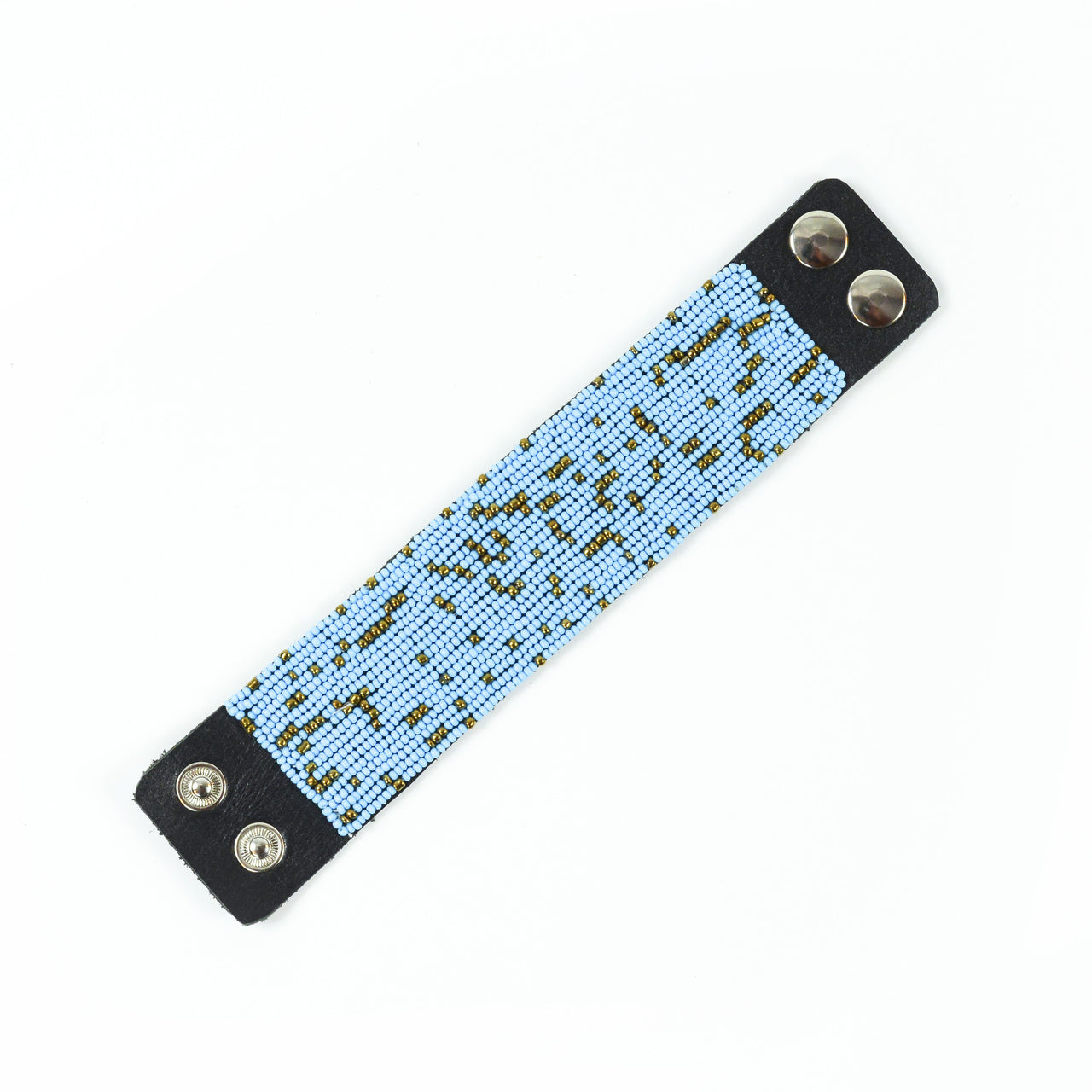 Danube - Leather Beaded Bracelet