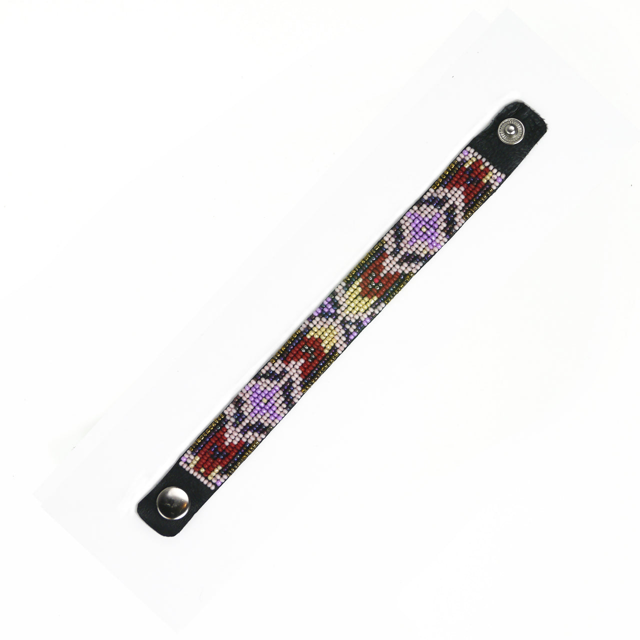 Indus - Leather Beaded Bracelet